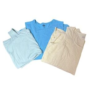 Lands' End Tank Tops‎ Sleeveless Casual Everyday Shirts Lot L & XL